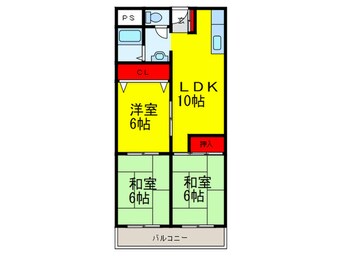 間取図 メガロコープ平野　2号棟(912)