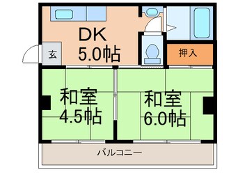 間取図 ハイツ丸栄