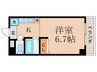 アルブル 1Kの間取り