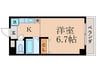 アルブル 1Kの間取り