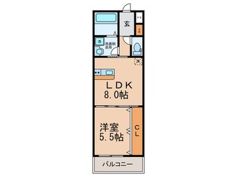 間取図 ノイヴェル新堂