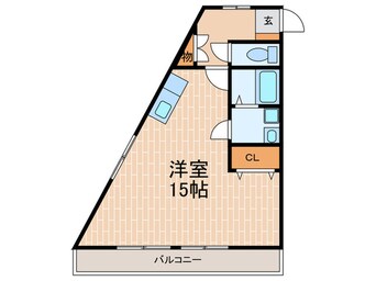 間取図 アクシス北夙川