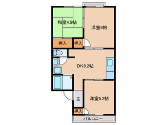 間取図 ラ・カルディア