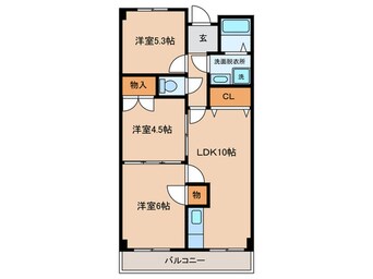 間取図 ベルベ田中