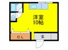 甲斐町ビル 1Rの間取り