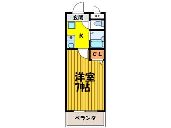間取図 ペニ－レインＡ棟