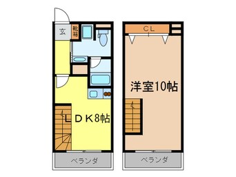 間取図 フロンティア甲子園口