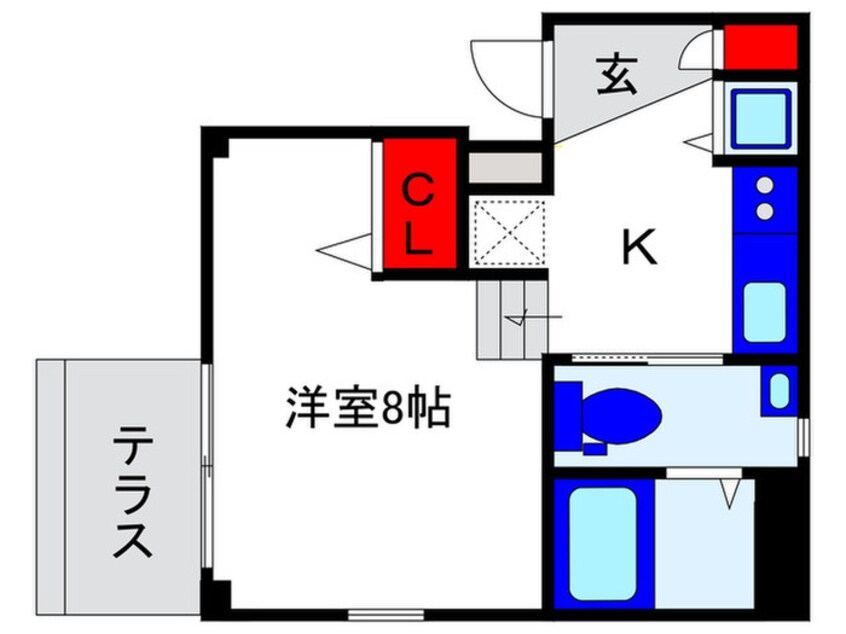 間取図 ＣＯＳＭＩＣ　ＳＯＮＥ