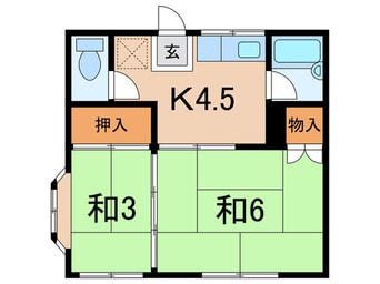 間取図 西江井ヶ島グリ－ンハイツ