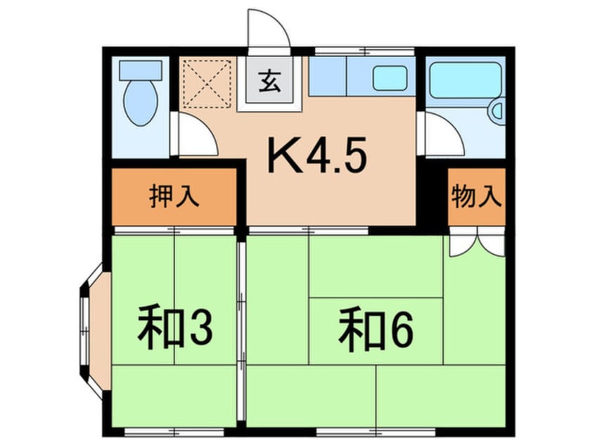 間取図 西江井ヶ島グリ－ンハイツ