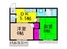 カサ・ポニータ 2DKの間取り