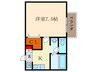 セジュ－ル大山崎 1Kの間取り