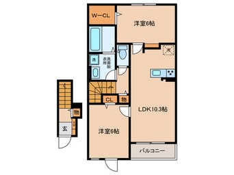 間取図 ヒールコートⅠ