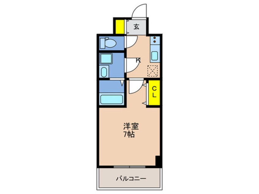 間取図 エスリード神戸元町ヒルズ(403)