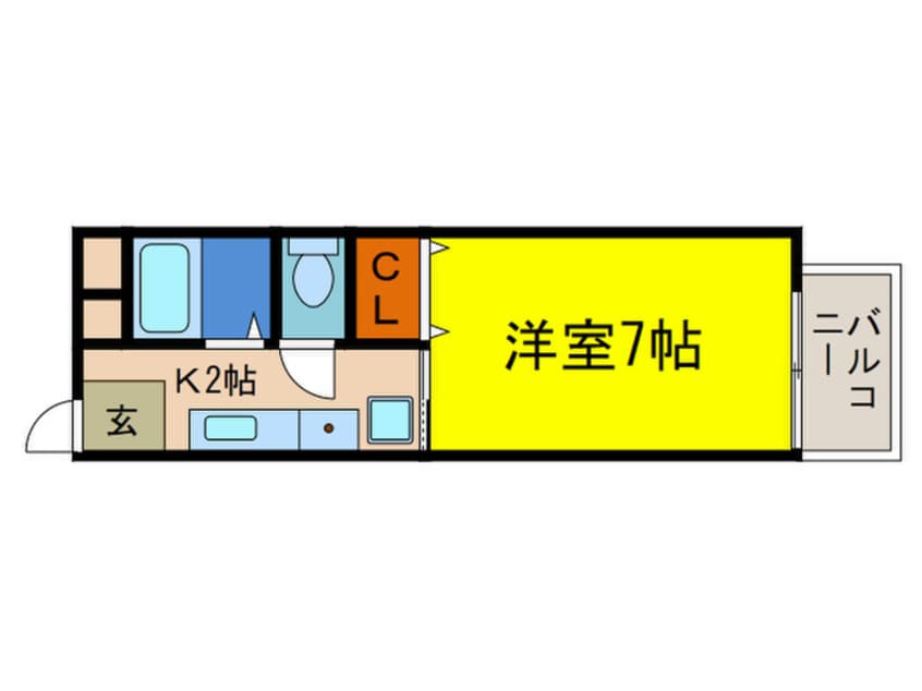 間取図 ヴィラプレフェールⅡＡ棟