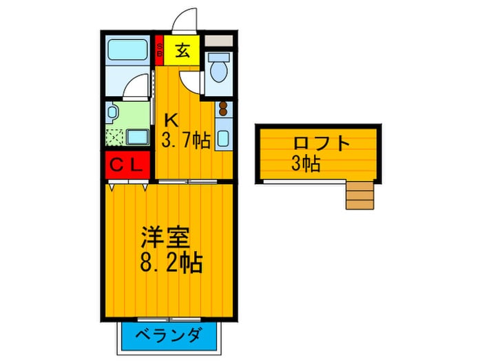 間取り図 ドゥ－エ北山