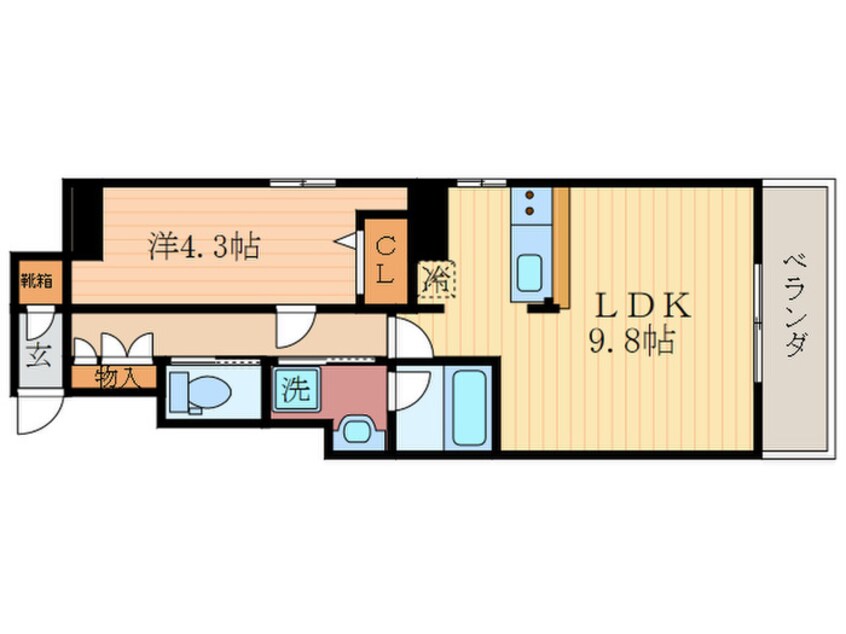 間取図 S-FORT二条城前