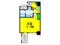 エグゼ難波南Ⅵ(703)の間取図
