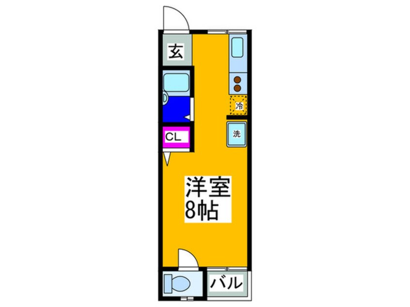 間取図 クリスタルコ－ト