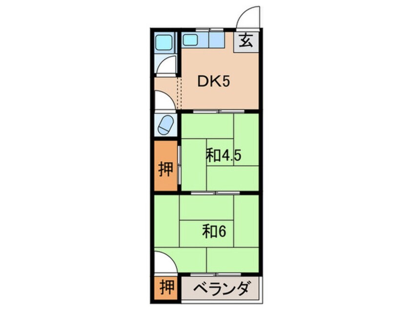 間取図 一起荘