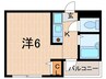 リヴィエ－ル香枦園 1Kの間取り