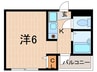 リヴィエ－ル香枦園 1Kの間取り