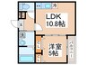 フジパレス瓜生堂Ⅴ番館 1LDKの間取り