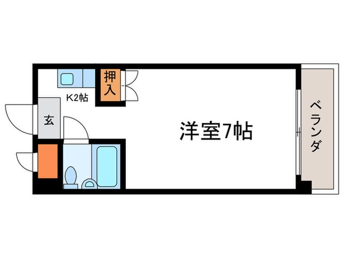 間取り図 ヴィルベール桂