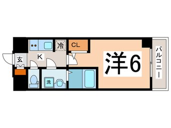 間取図 S-RESIDENCE南堀江