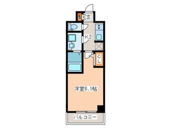 間取図 S-RESIDENCE南堀江