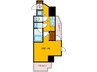 S-RESIDENCE南堀江 1Kの間取り