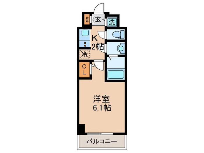 間取り図 S-RESIDENCE南堀江