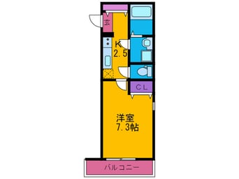 間取図 ﾓﾀﾞﾝ・ｸﾗｳﾄﾞﾚｼﾞﾃﾞﾝｽ阪大前