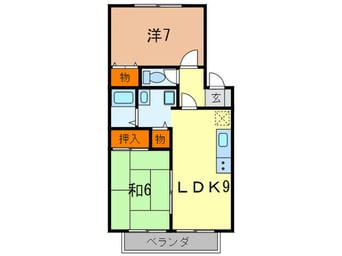 間取図 ハウディ－芦屋