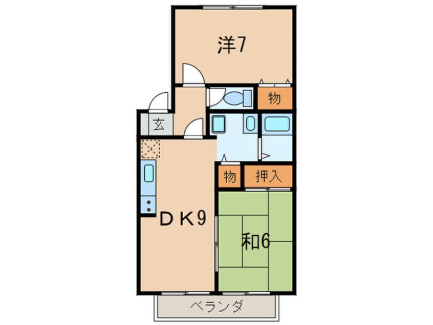 間取図 ハウディ－芦屋