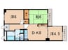 ココシャルム1 3DKの間取り