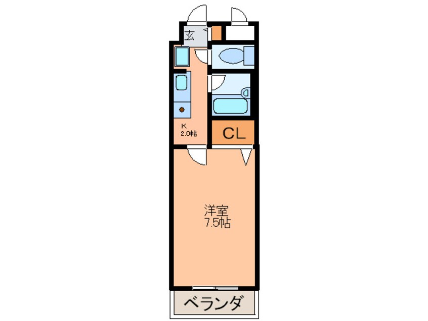 間取図 カデンツァＫ