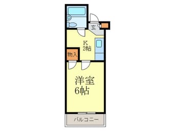 間取図 エバグリーンヴィラ堀川