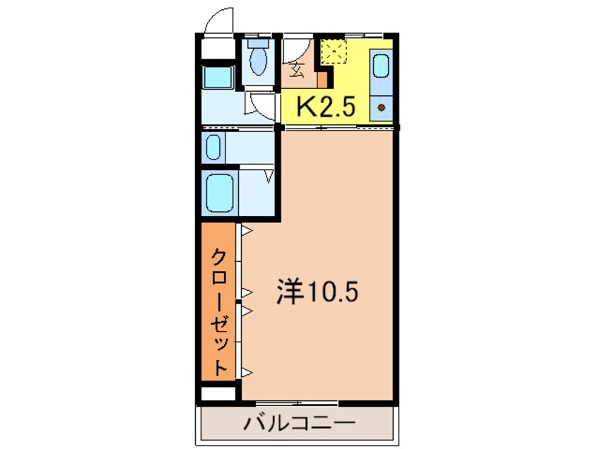 間取図 シャトル岩園