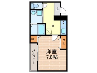 間取図 フジパレス西宮甲陽園
