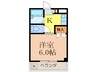 フェニックス水尾 1Kの間取り