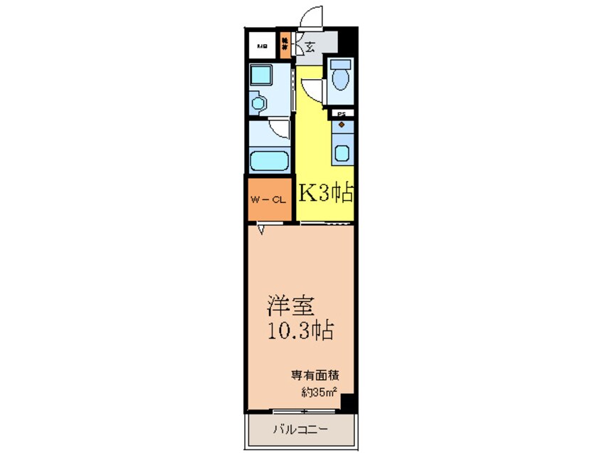 間取図 ニュ－サンライズ南春日丘