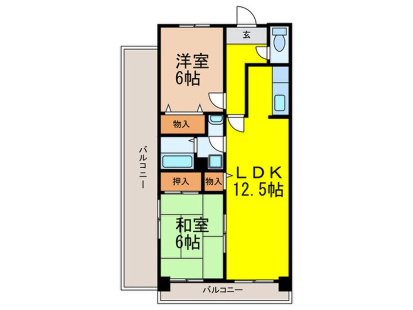 間取図 ハイデ上町