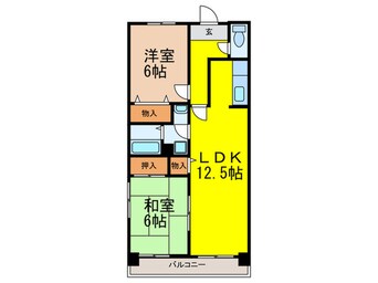 間取図 ハイデ上町