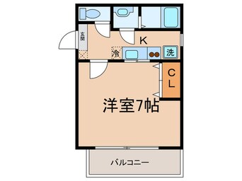 間取図 ハイム中大路Ⅱ