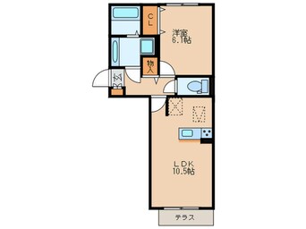 間取図 メゾンヴィラ栗東