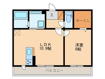 間取図 メゾンヴィラ栗東