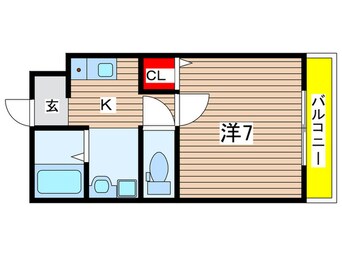 間取図 ランフォート天神川