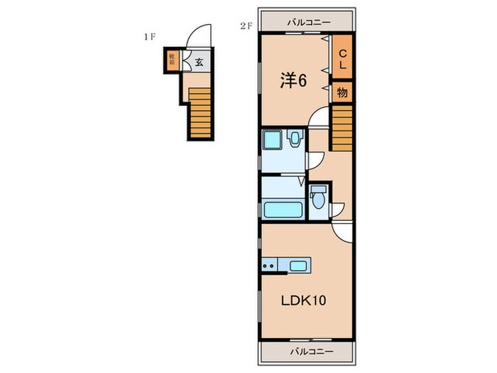 間取り図 クレバメント太秦