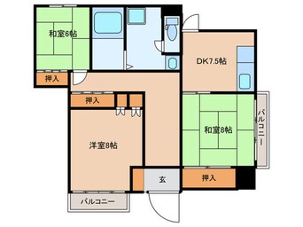 間取図 コ－ポ前海